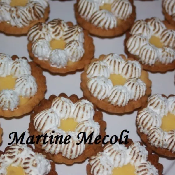 Mini tartelettes au citron meringuées sans cook'in