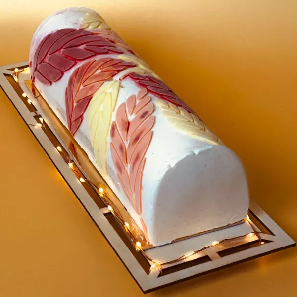 Entremet poire-vanille