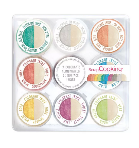 9 minis colorants de surface irisé