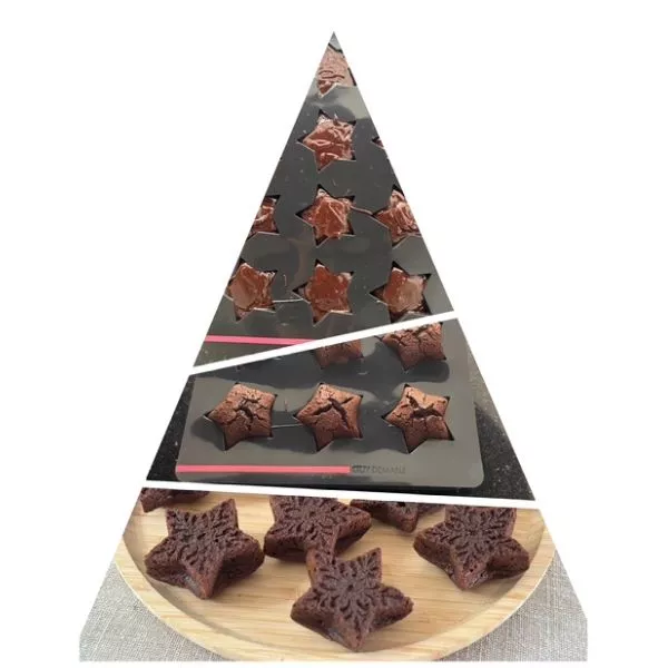 Etoiles de Noël chocolat