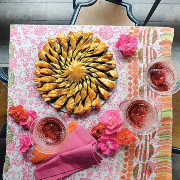 Tarte soleil à la tapenade