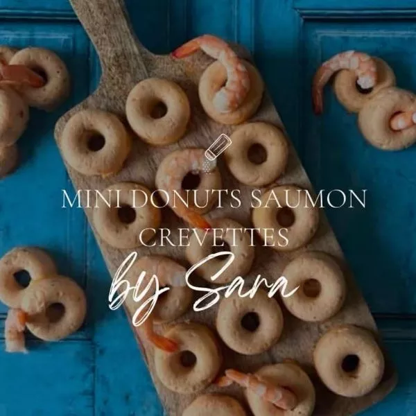 Mini donuts saumon & crevettes