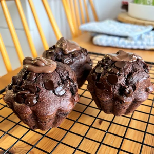 Muffins tout chocolat et pate à tartiner