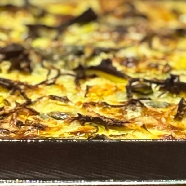Scarpaccia de courgettes selon Alain Ducasse