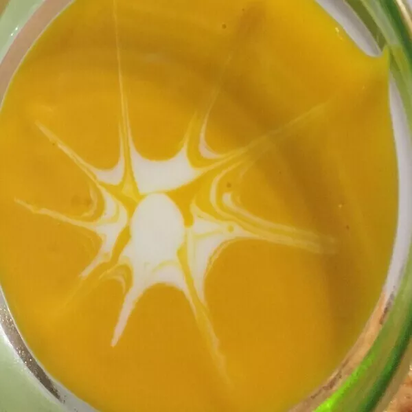 Soupe potimaron creme fraîche 